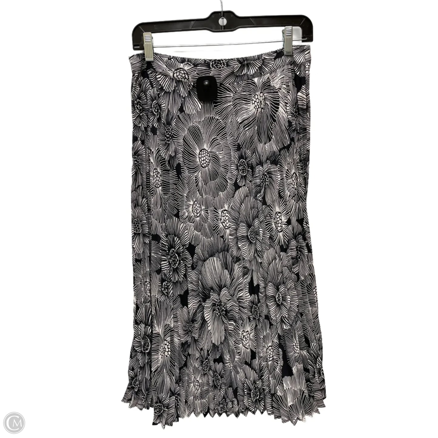 Skirt Midi By Express In Floral Print, Size: 8