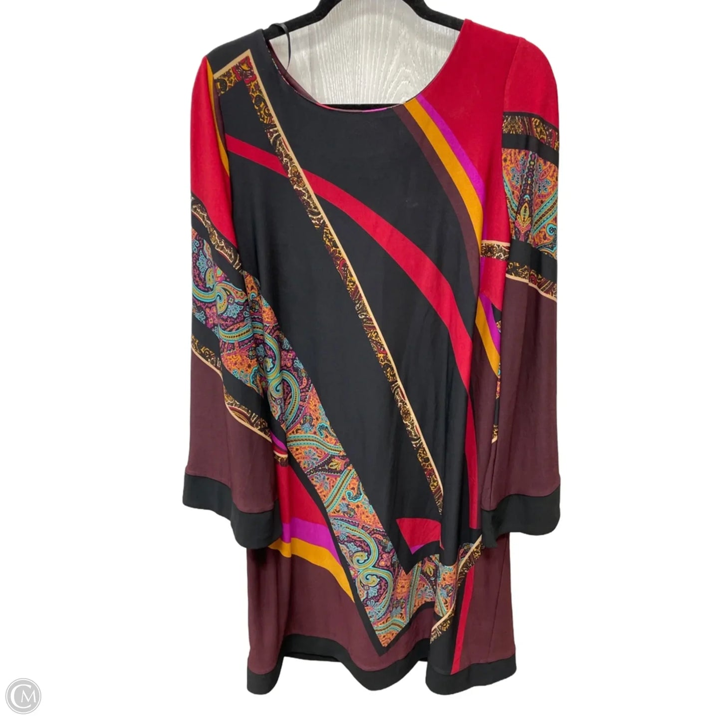 Dress Casual Short By Soho Apparel In Floral Print, Size: 1x