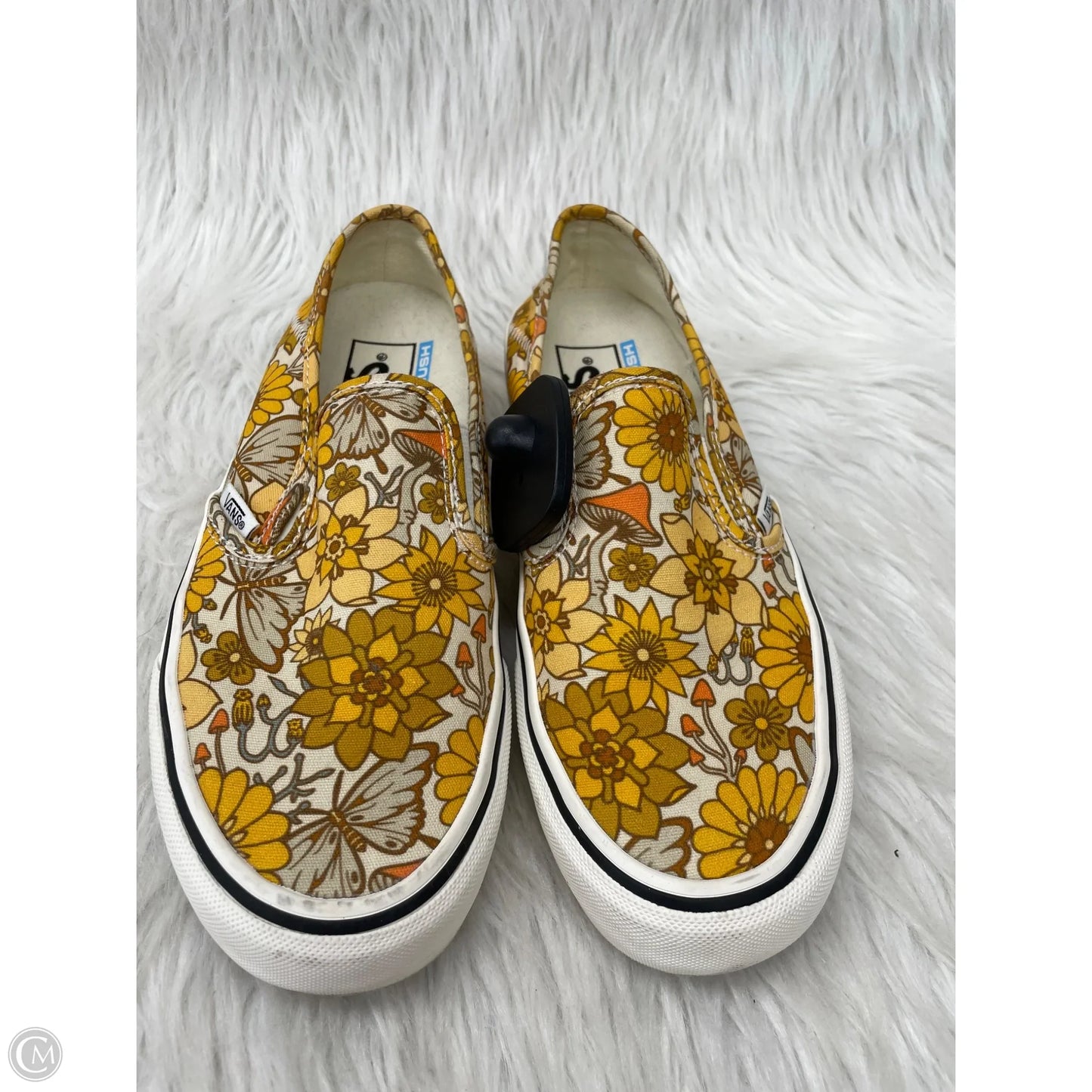 Shoes Flats By Vans In Floral Print, Size: 6.5