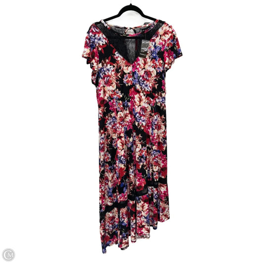 Dress Casual Midi By Torrid In Floral Print, Size: 2x