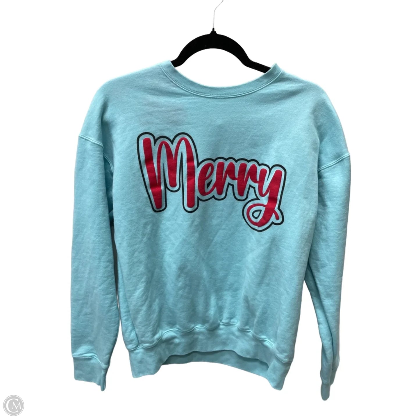 Sweatshirt Crewneck By Tultex In Blue & Red, Size: S