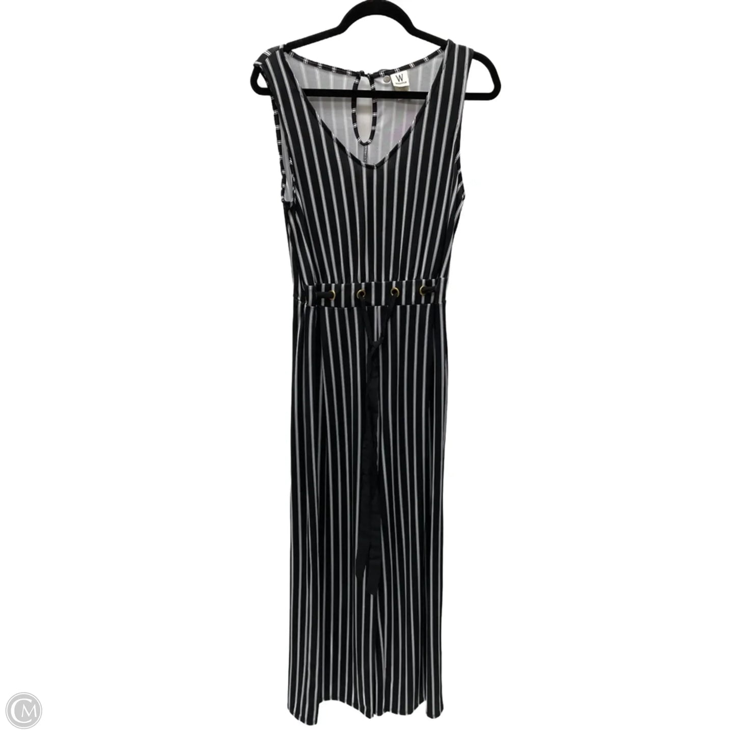 Jumpsuit By Worthington In Striped Pattern, Size: M
