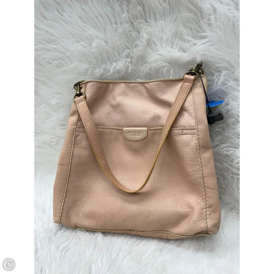 Handbag Leather By Clothes Mentor, Size: Medium