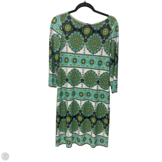 Dress Casual Short By London Times In Floral Print, Size: M