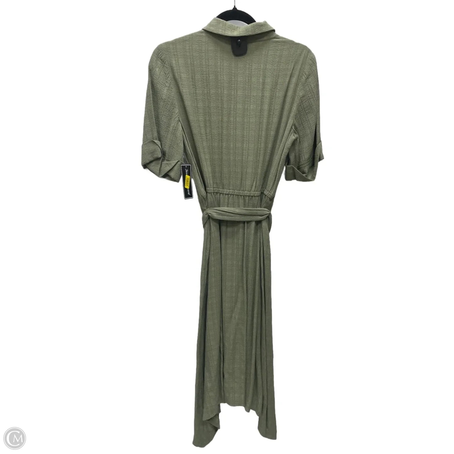 Dress Casual Midi By Jessica Howard In Green, Size: L