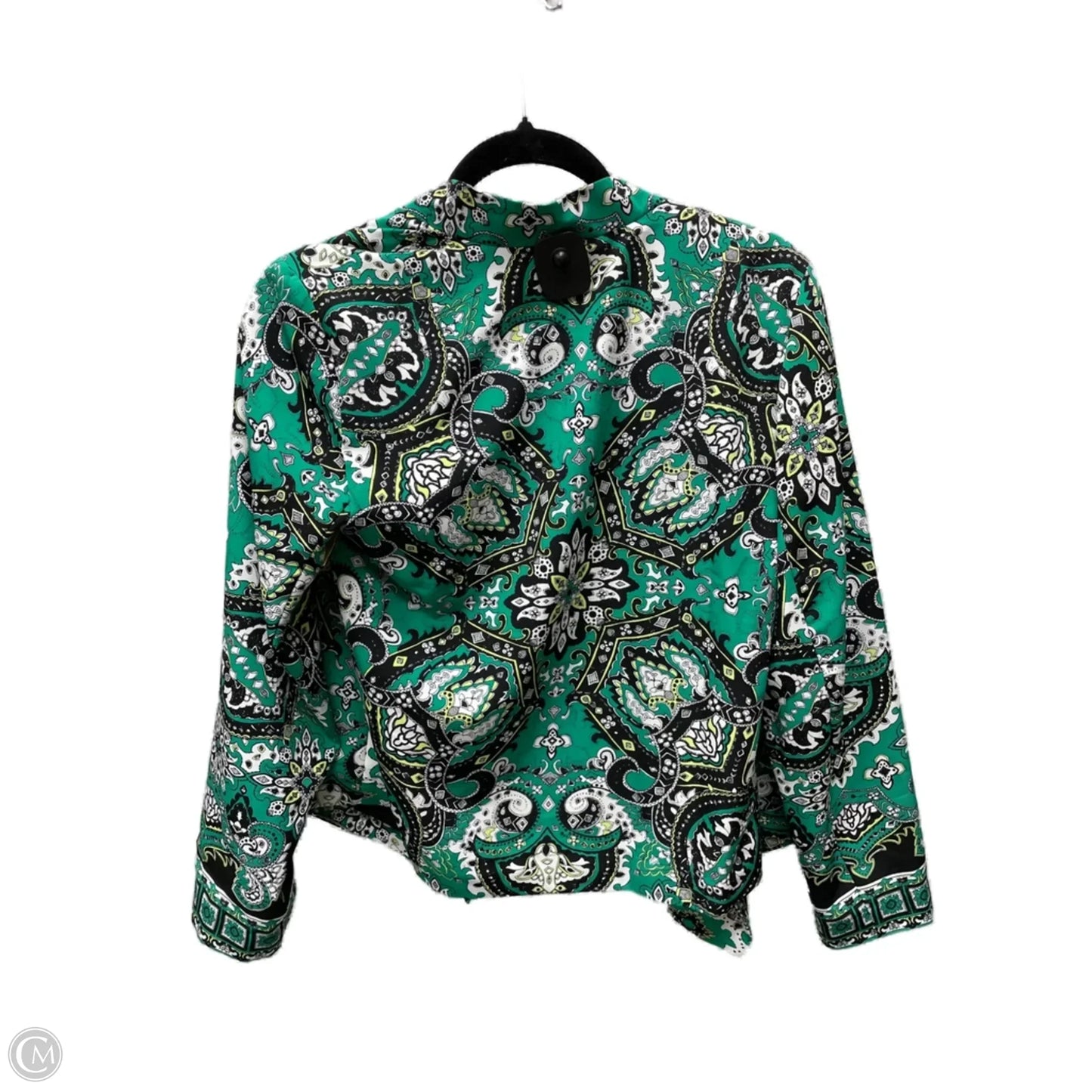 Blazer By Chicos In Floral Print, Size: S
