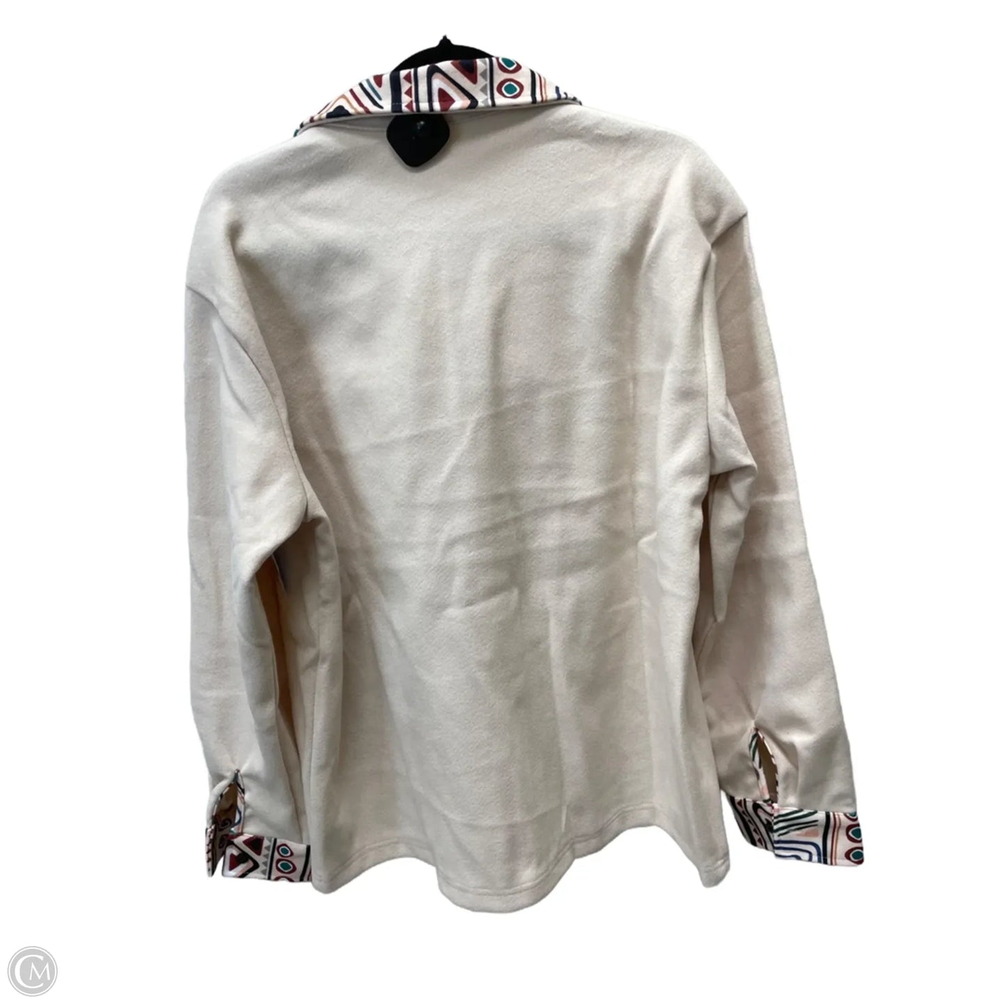 Jacket Shirt By Clothes Mentor In Geometric Pattern, Size: M