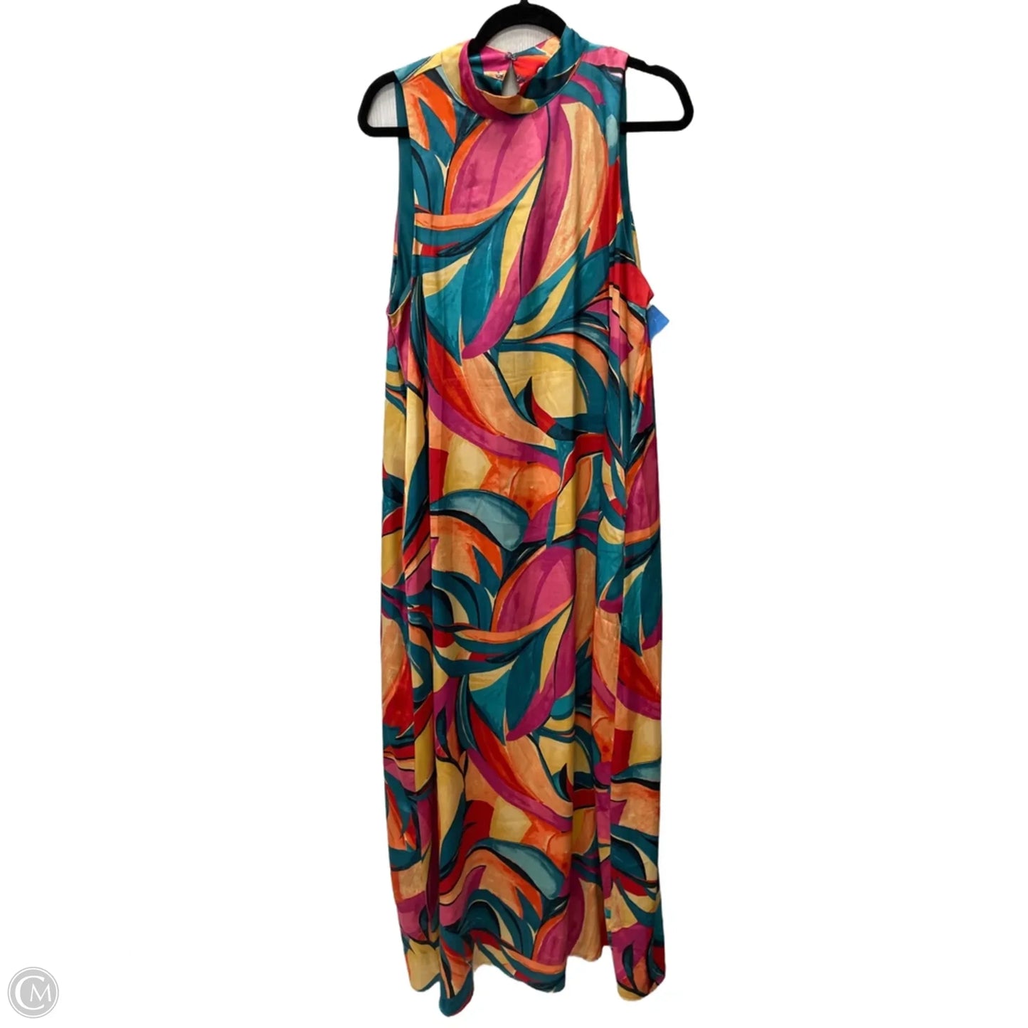 Dress Party Long By Nicole Miller In Multi-colored, Size: Xl