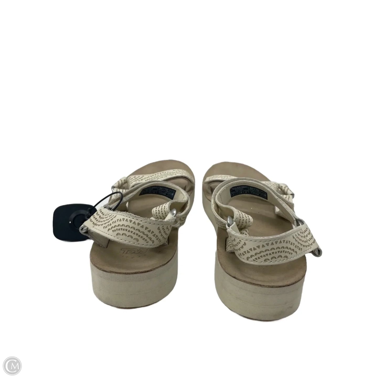 Sandals Flats By Teva In Cream, Size: 9
