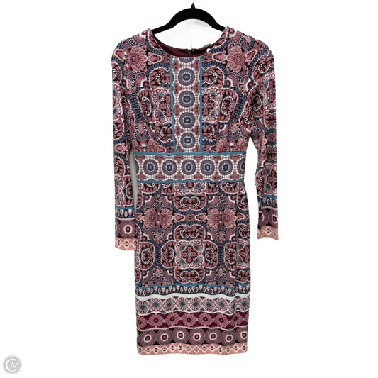 Dress Casual Short By White House Black Market In Floral Print, Size: S