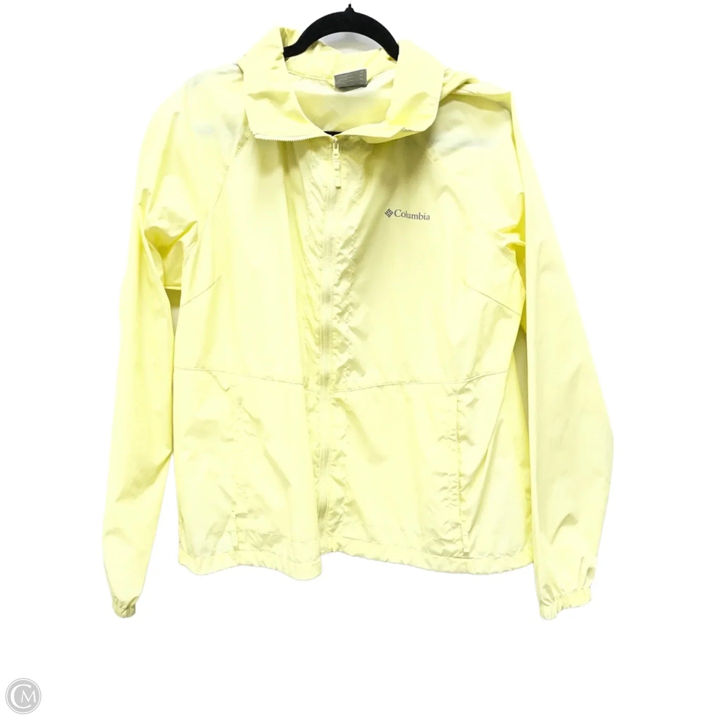 Coat Raincoat By Columbia In Yellow, Size: Xl