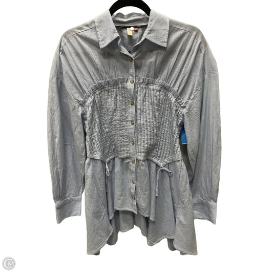 Top Long Sleeve By Pilcro In Striped Pattern, Size: S