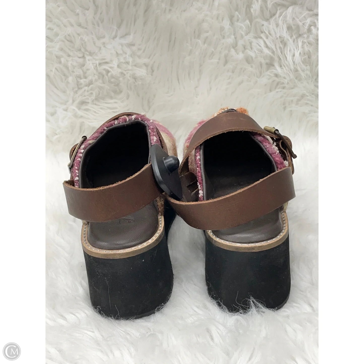 Sandals Heels Block By Free People In Multi-colored, Size: 6.5