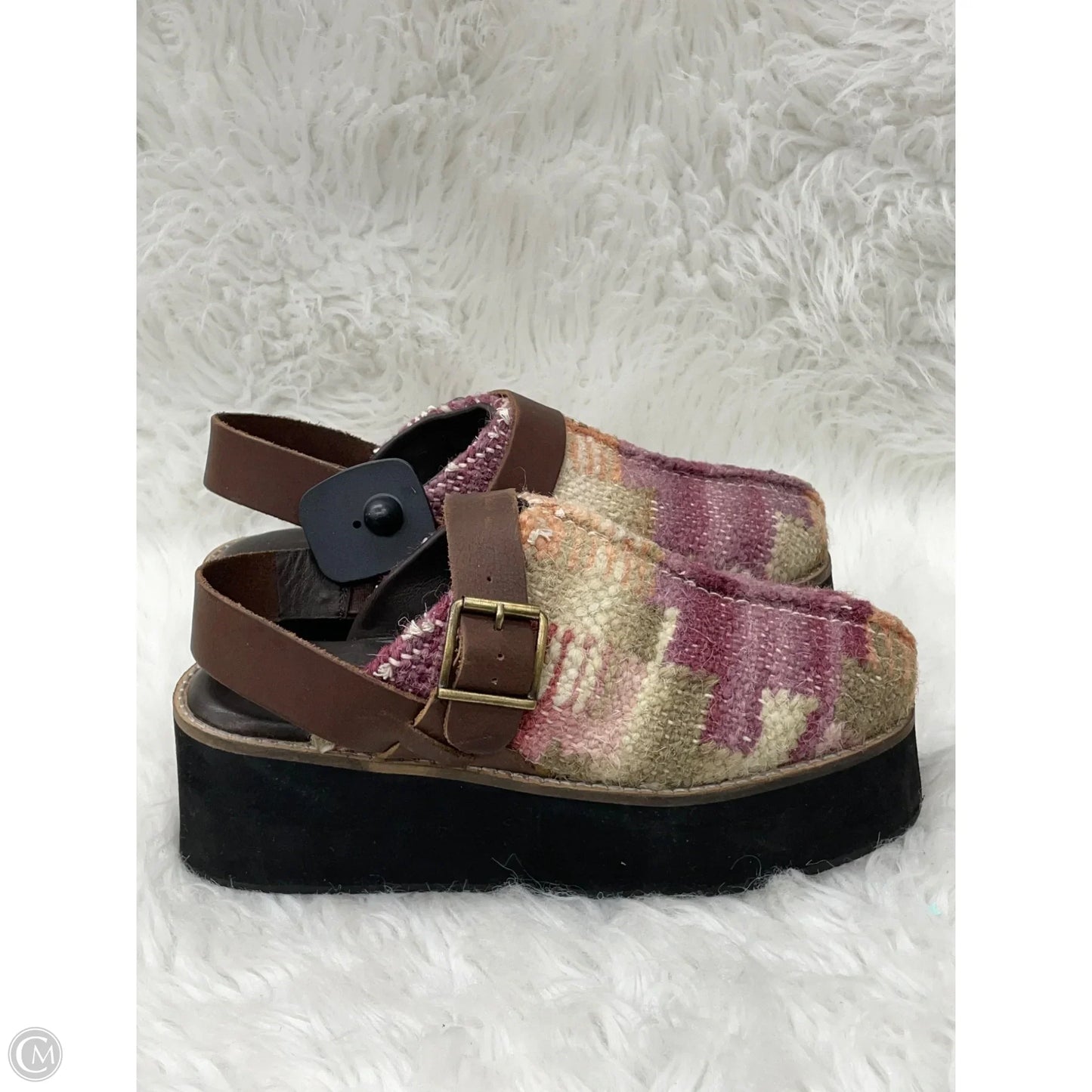 Sandals Heels Block By Free People In Multi-colored, Size: 6.5