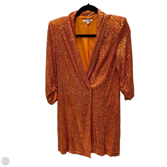 Dress Casual Short By Fashion Nova In Orange, Size: L