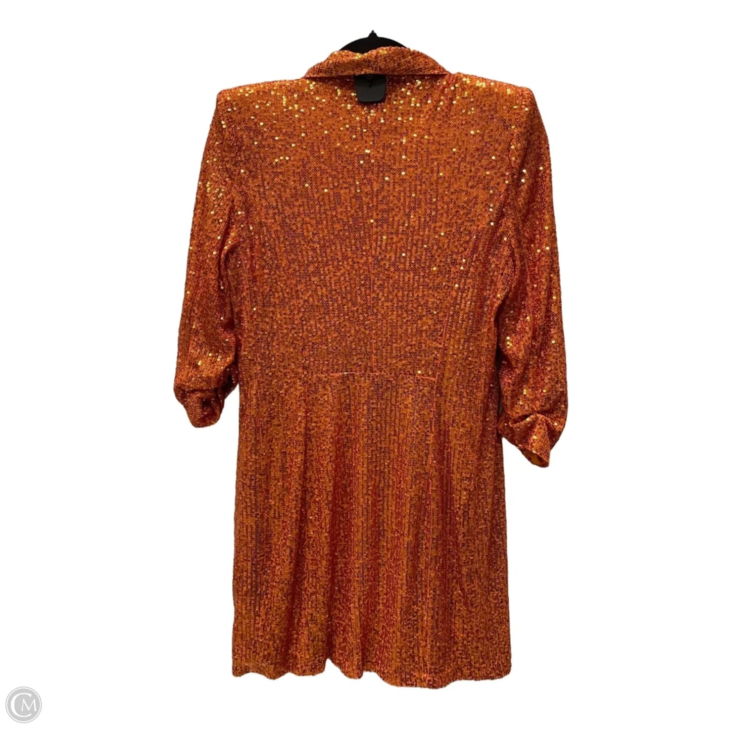 Dress Casual Short By Fashion Nova In Orange, Size: L