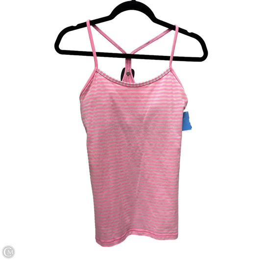 Athletic Tank Top By Lululemon In Striped Pattern, Size: M