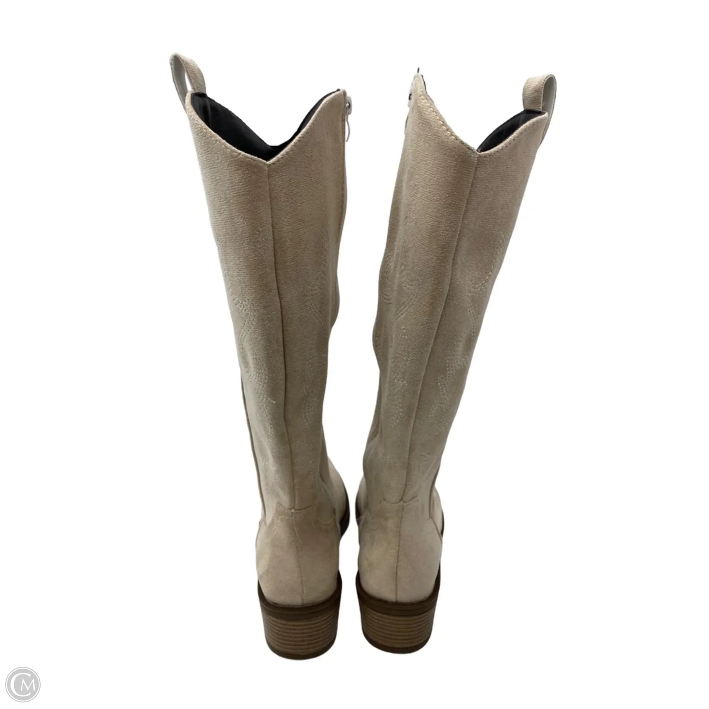 Boots Western By Clothes Mentor In Tan, Size: 9.5
