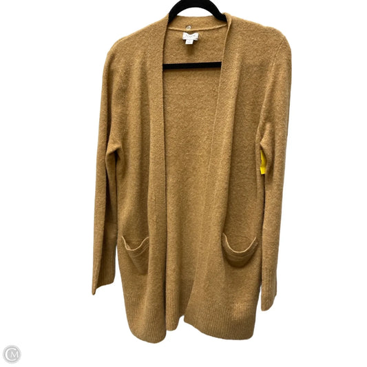 Sweater Cardigan By J. Crew In Tan, Size: S