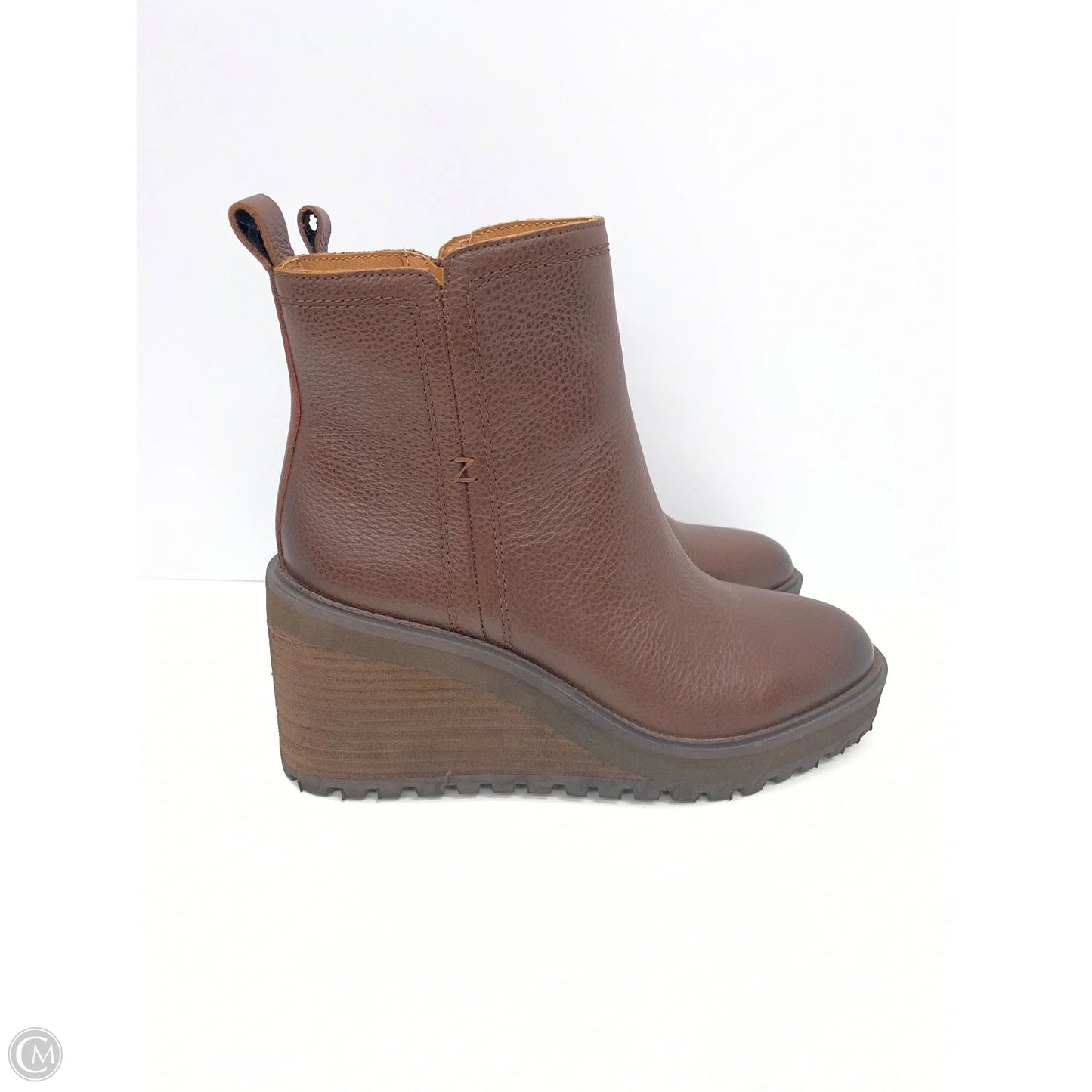 Boots Leather By Zodiac In Brown, Size: 9.5