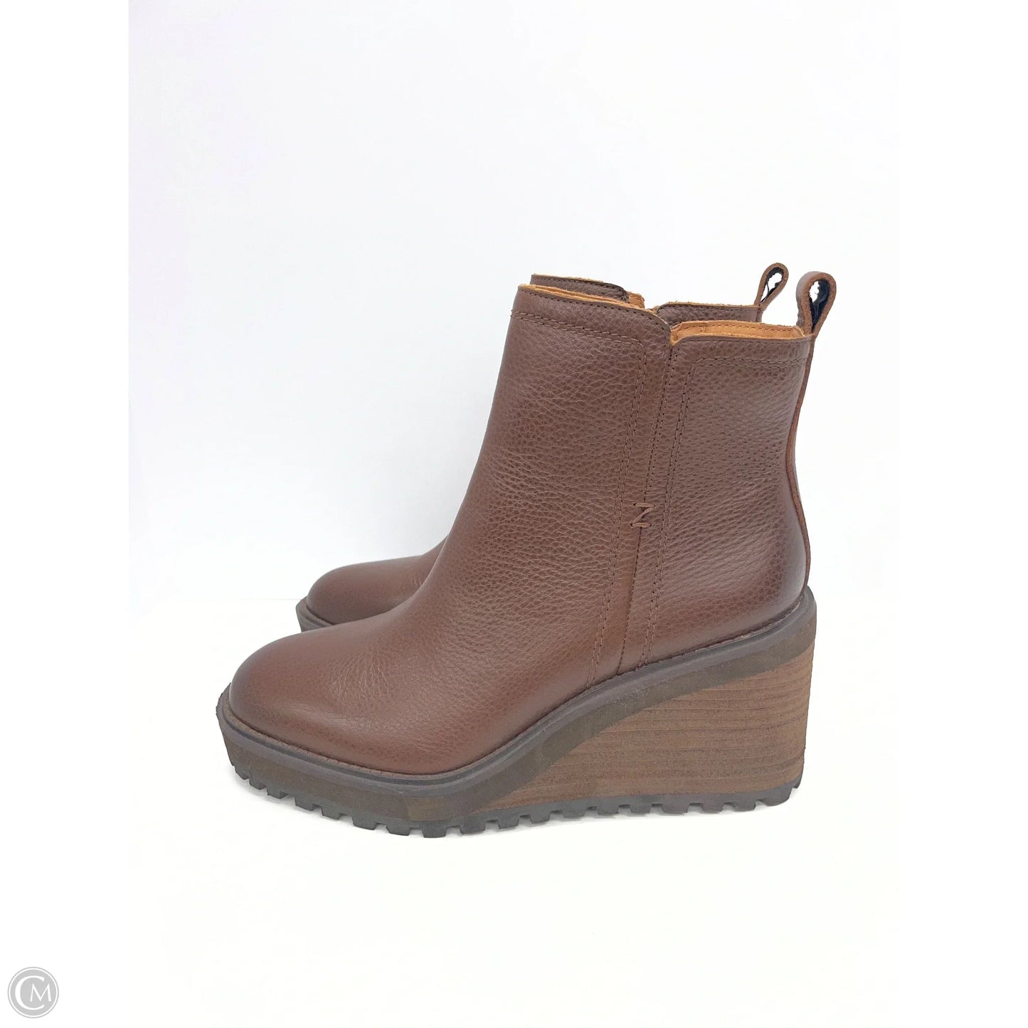 Boots Leather By Zodiac In Brown, Size: 9.5