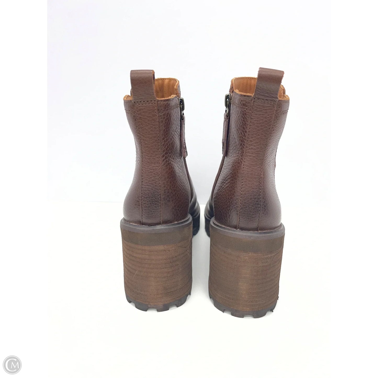Boots Leather By Zodiac In Brown, Size: 9.5