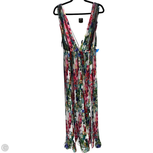 Dress Casual Maxi By Clothes Mentor In Floral Print, Size: L