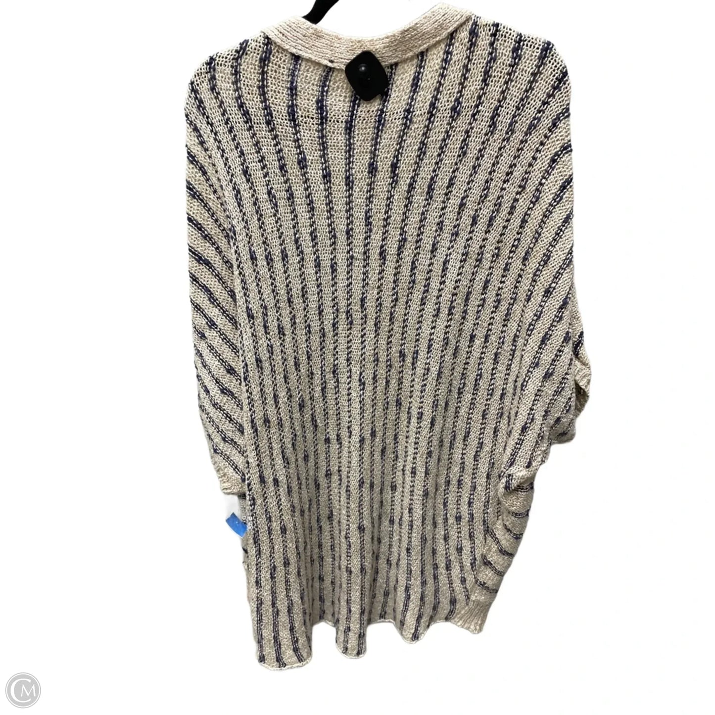 Sweater Cardigan By Free People In Striped Pattern, Size: L