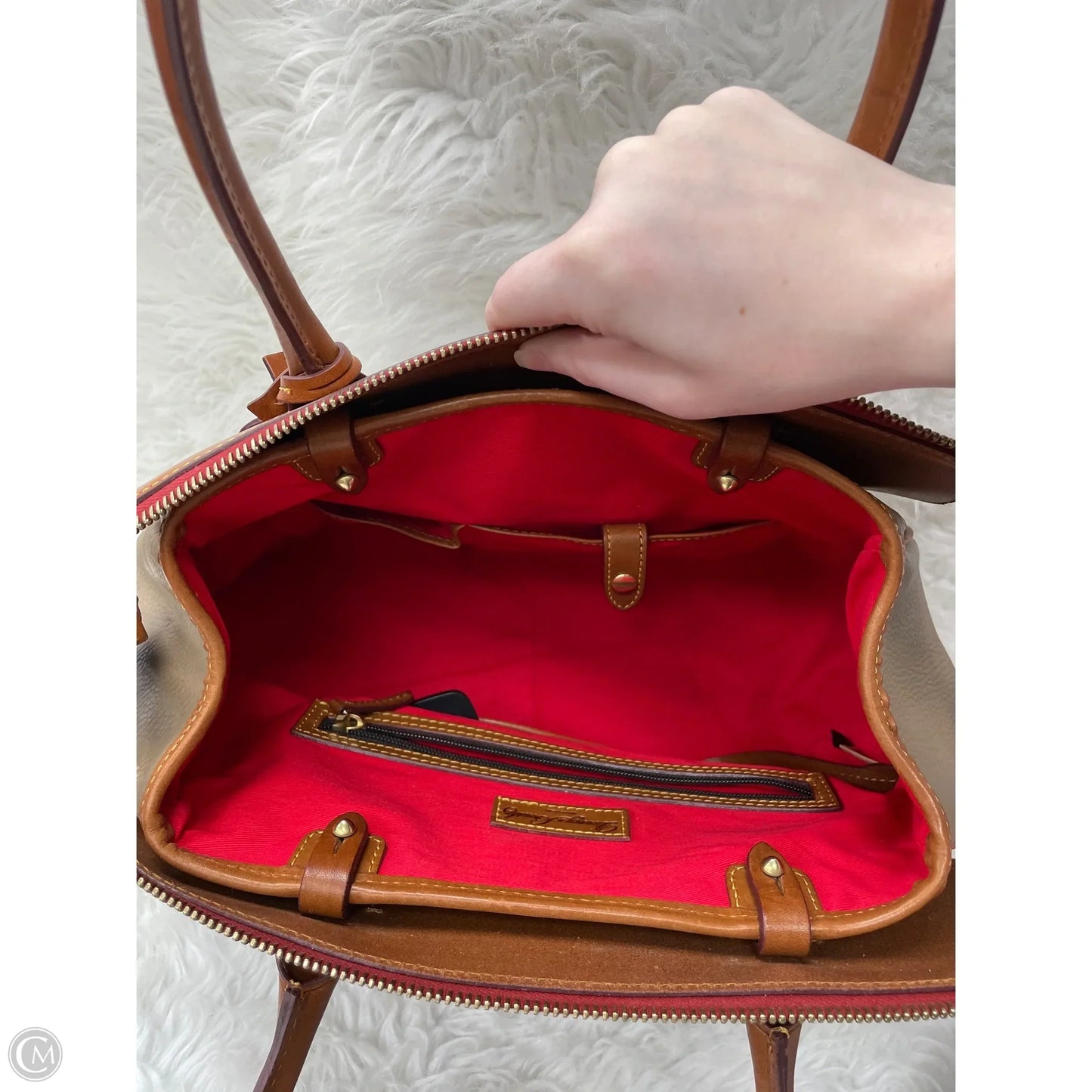 Handbag Designer By Dooney And Bourke, Size: Large