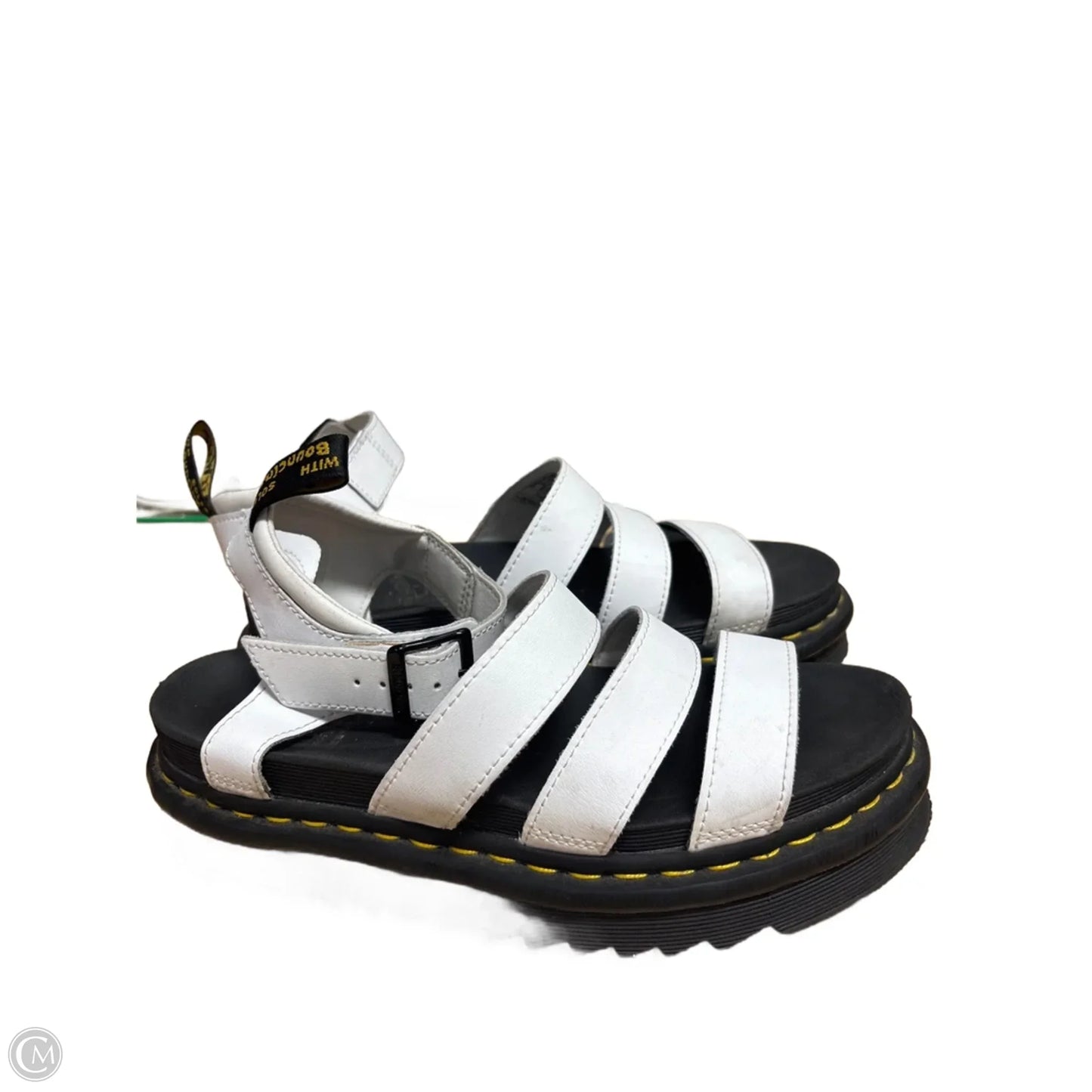Sandals Heels Platform By Dr Martens In White, Size: 8