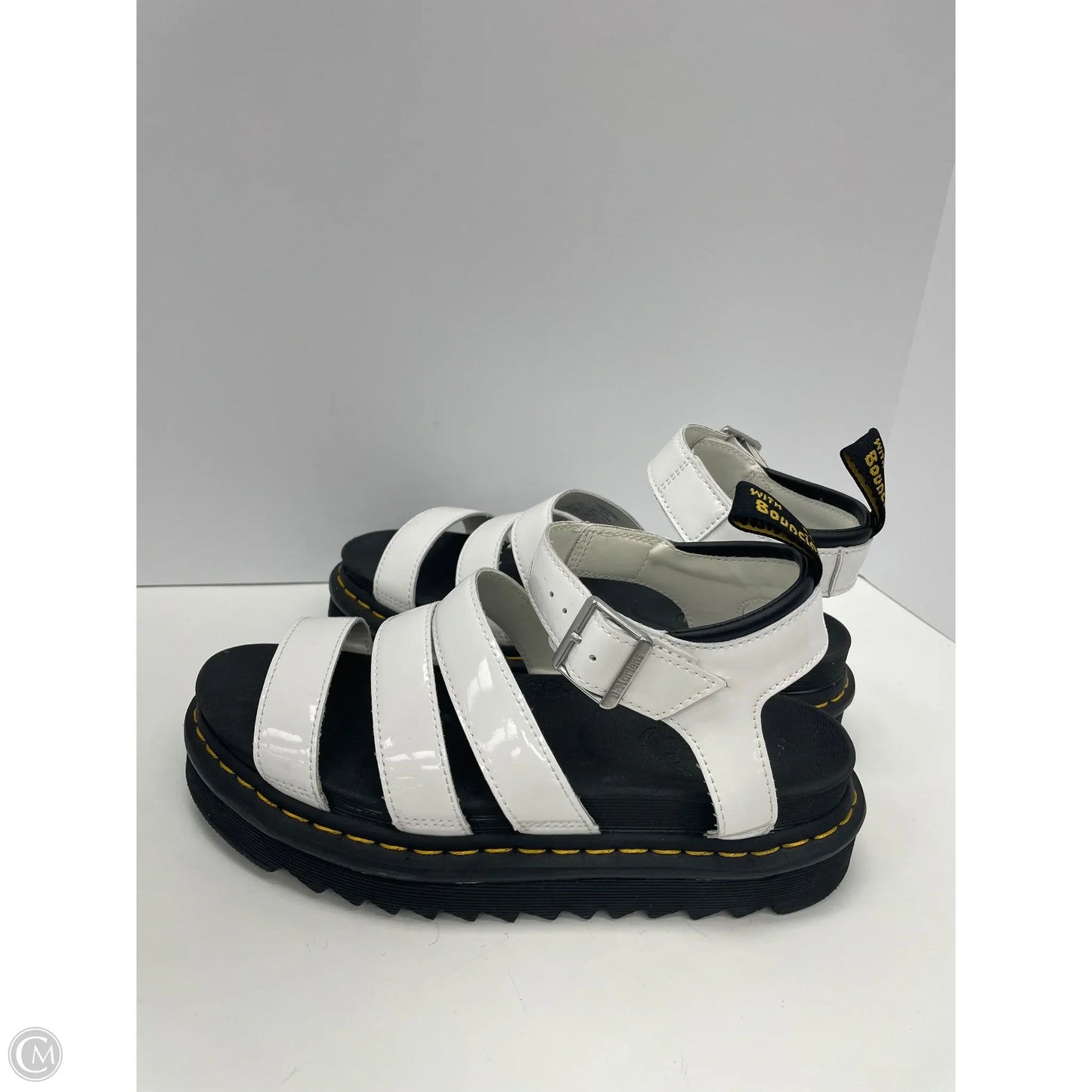 Sandals Heels Platform By Dr Martens In White, Size: 9