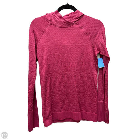 Athletic Sweatshirt Hoodie By Lululemon In Pink, Size: M