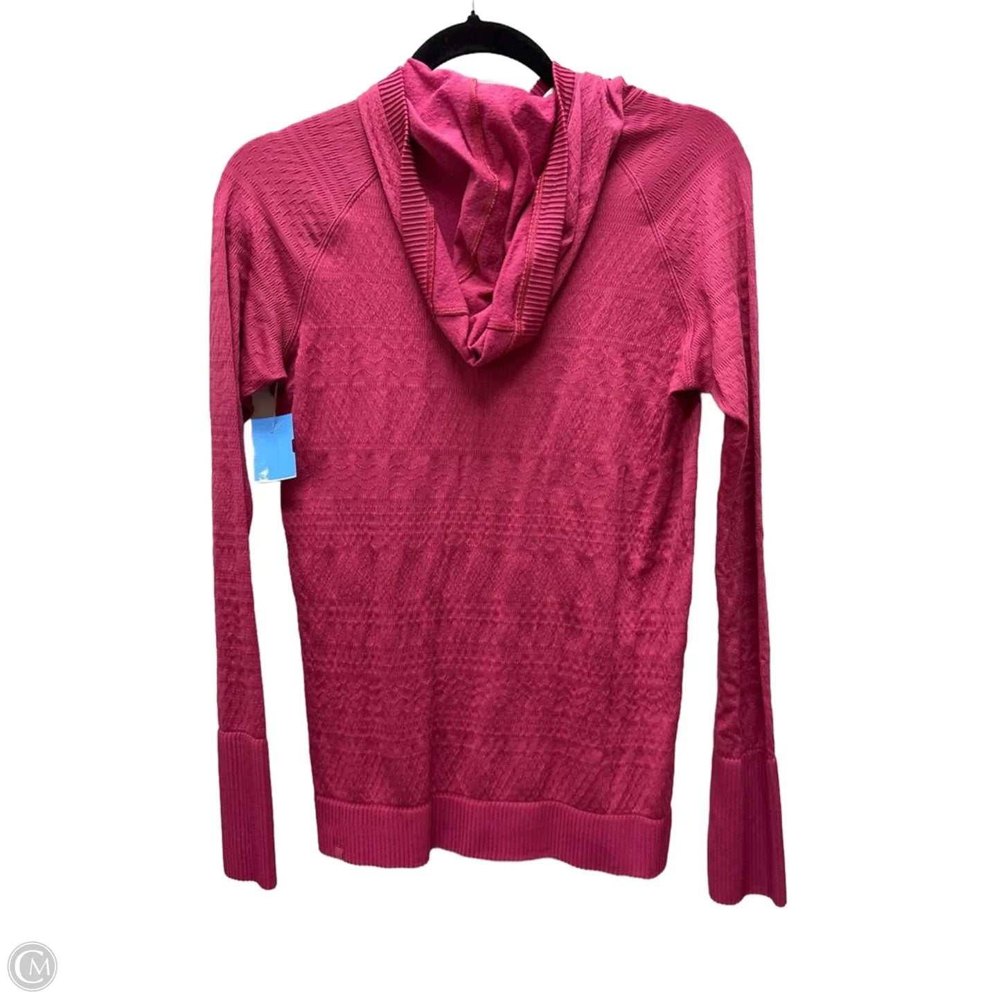 Athletic Sweatshirt Hoodie By Lululemon In Pink, Size: M