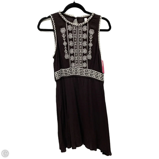 Dress Casual Short By Xhilaration In Brown & White, Size: M