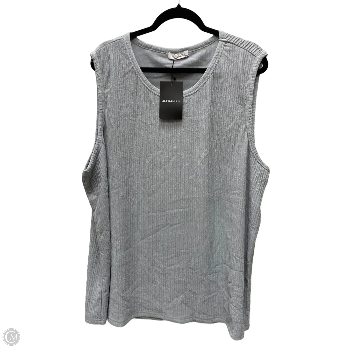 Top Sleeveless By Clothes Mentor In Blue, Size: 2x