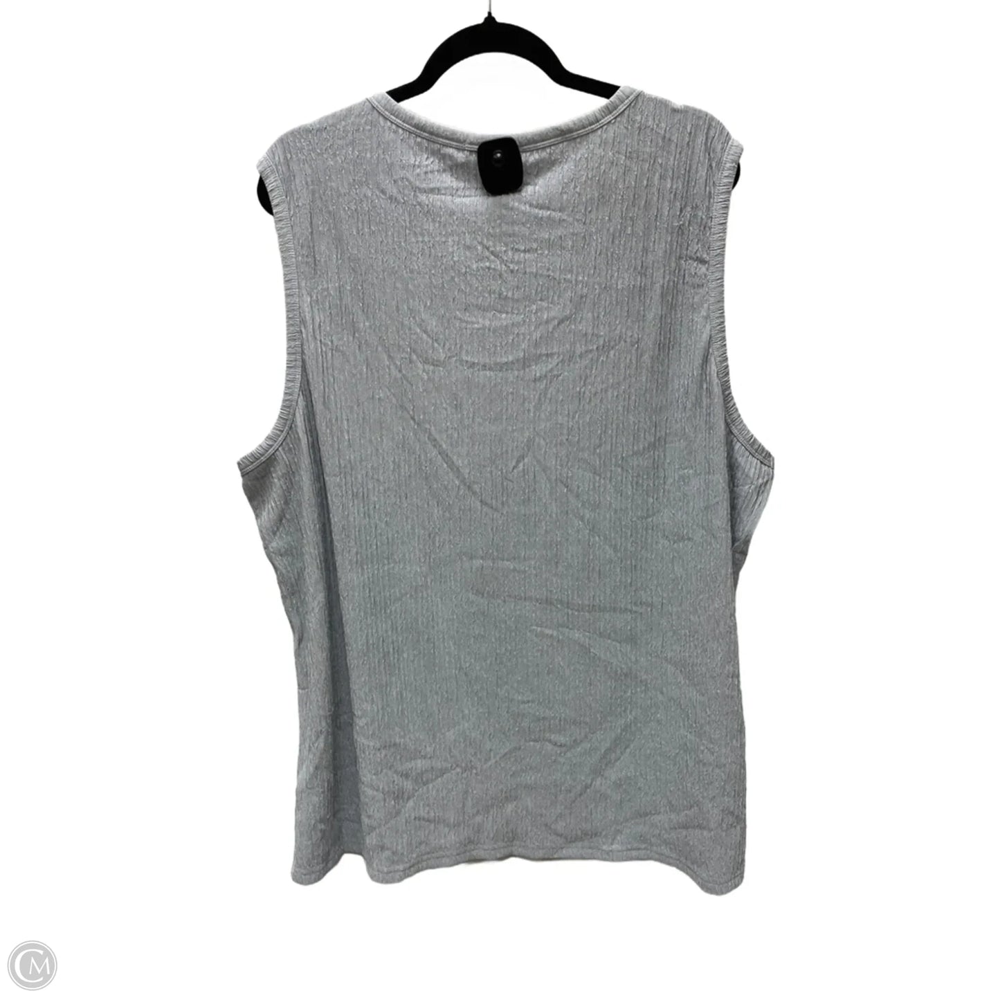 Top Sleeveless By Clothes Mentor In Blue, Size: 2x