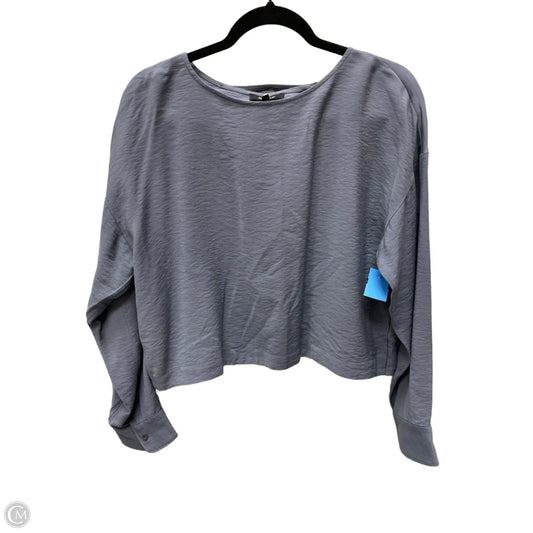 Top Long Sleeve By Madewell In Blue, Size: M