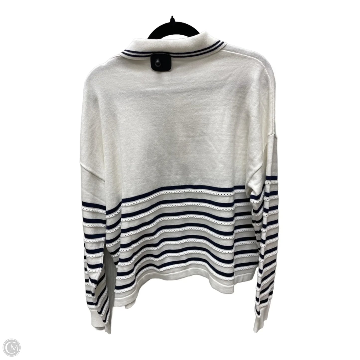 Top Long Sleeve By The Upside In Striped Pattern, Size: M
