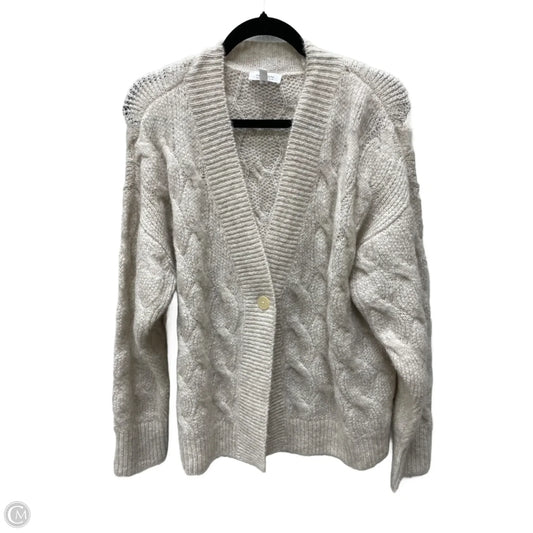 Sweater Cardigan By Haven In Beige, Size: S
