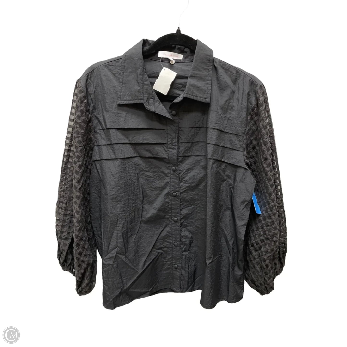 Top Long Sleeve By Ces Femme In Black, Size: L