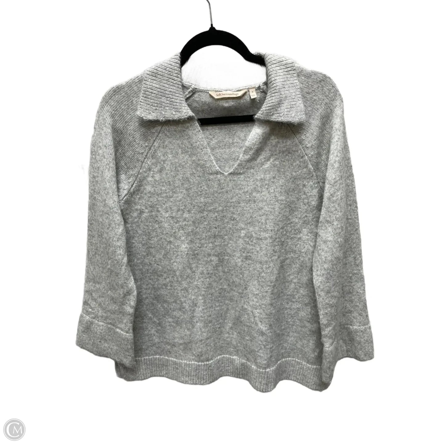 Sweater By Soft Surroundings In Grey, Size: S