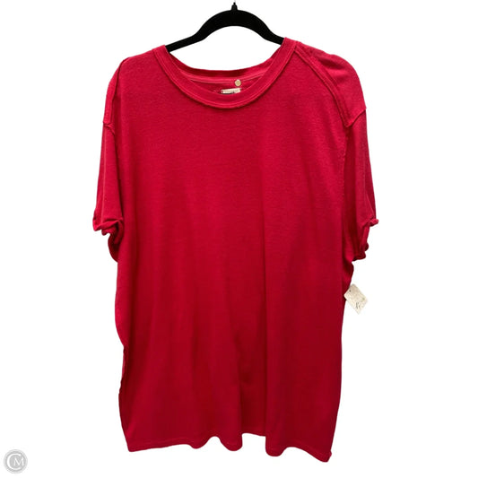 Top Short Sleeve By We The Free In Red, Size: L