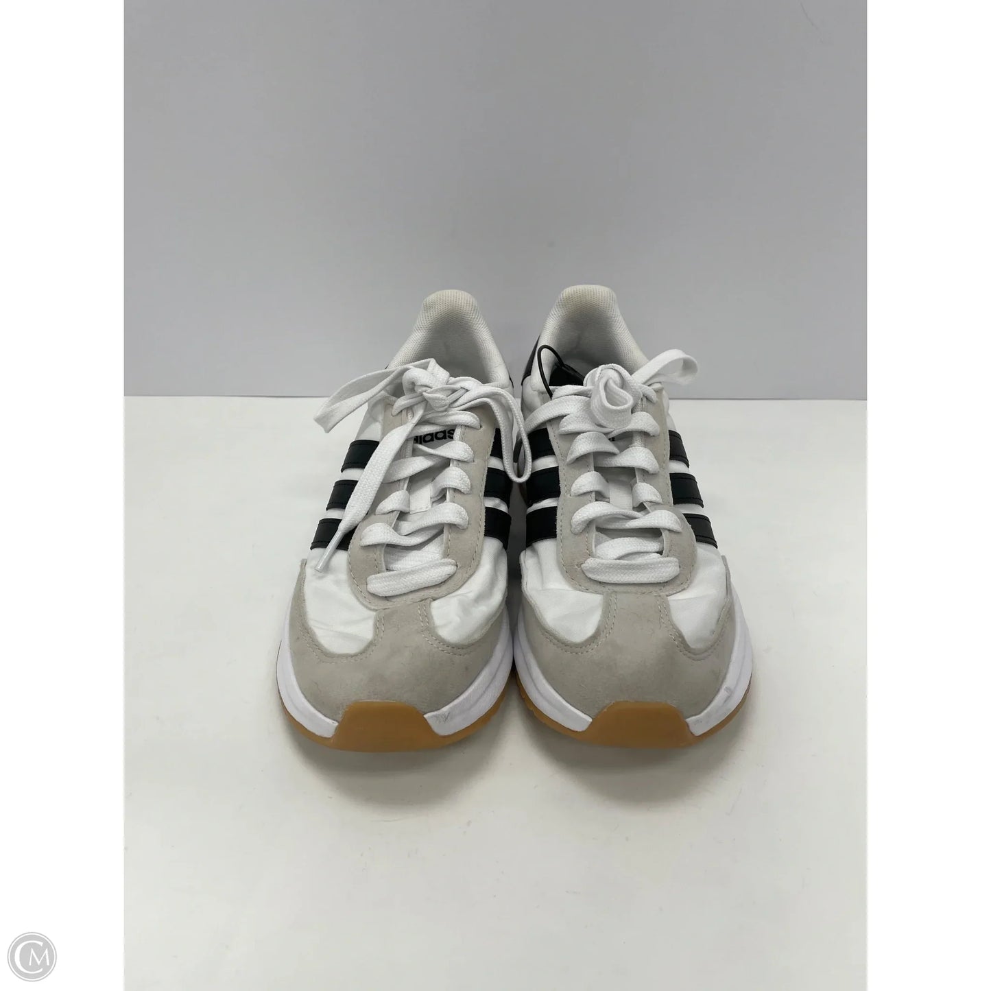 Shoes Sneakers By Adidas In Black & White, Size: 6