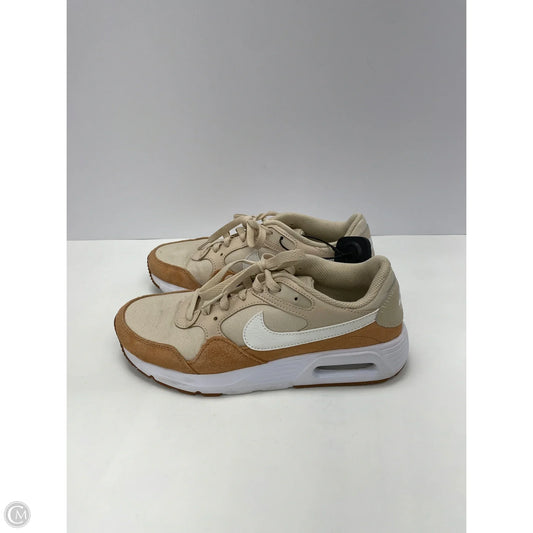 Shoes Sneakers By Nike In Brown & Tan, Size: 8