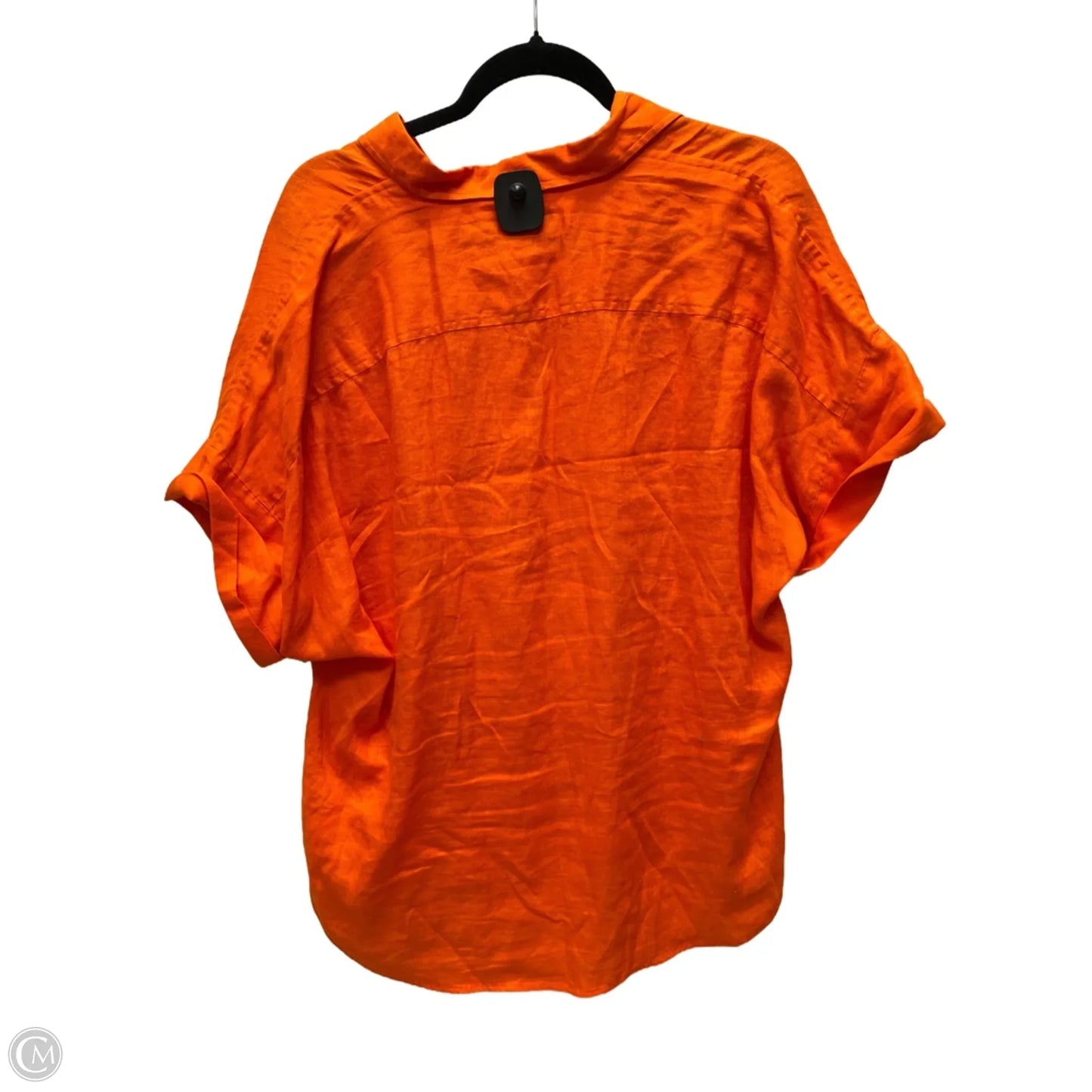 Top Short Sleeve By Lauren By Ralph Lauren In Orange, Size: 2x
