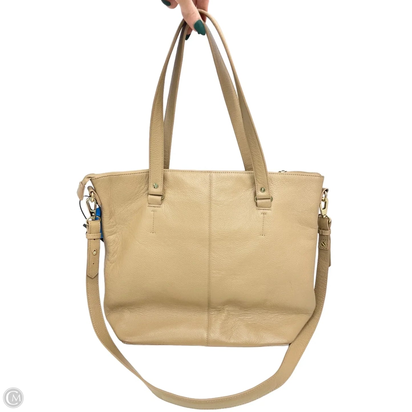 Handbag Leather By Cma, Size: Large