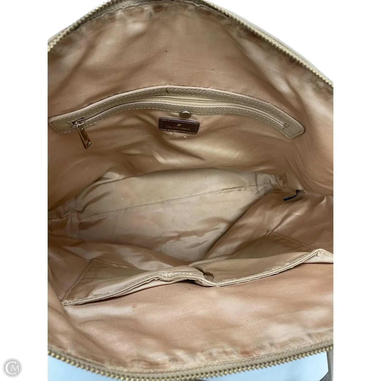 Handbag Leather By Cma, Size: Large