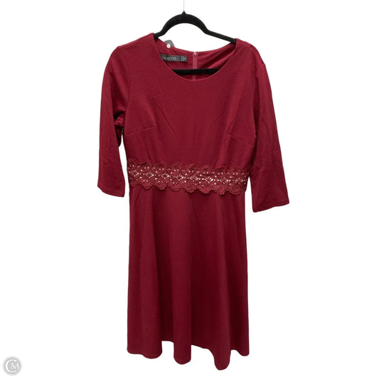Dress Casual Short By Clothes Mentor In Red, Size: 2x