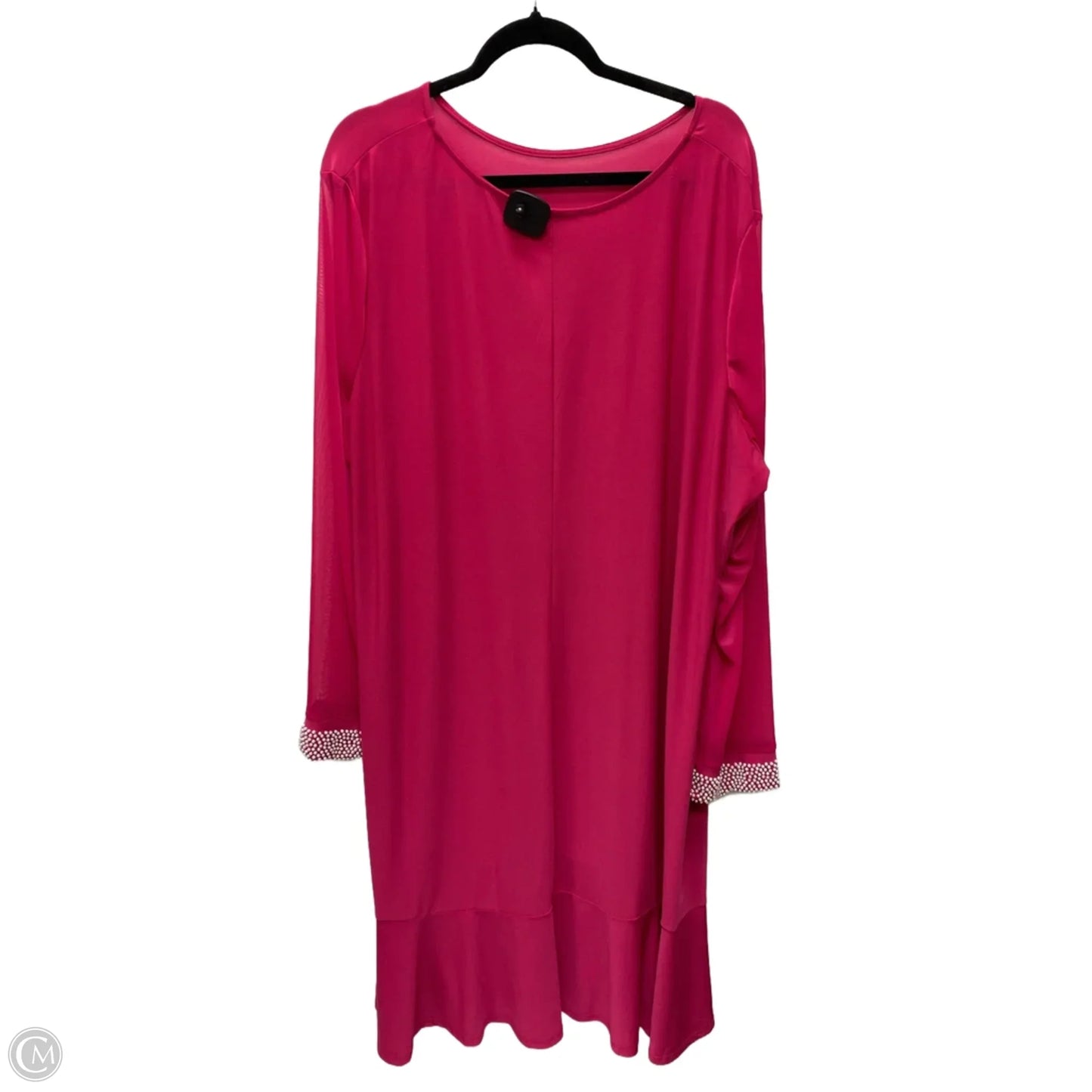 Dress Casual Short By Woman Within In Pink, Size: 4x