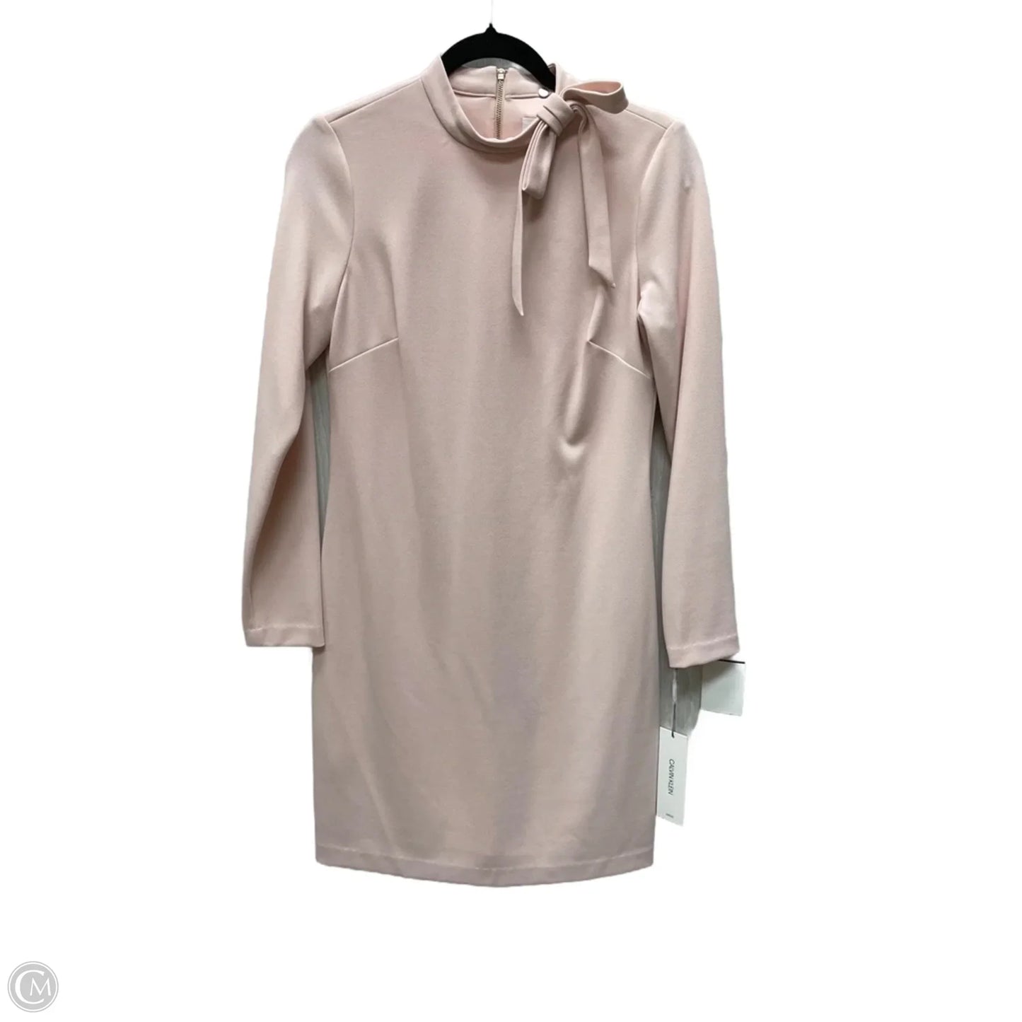 Dress Casual Short By Calvin Klein In Pink, Size: S